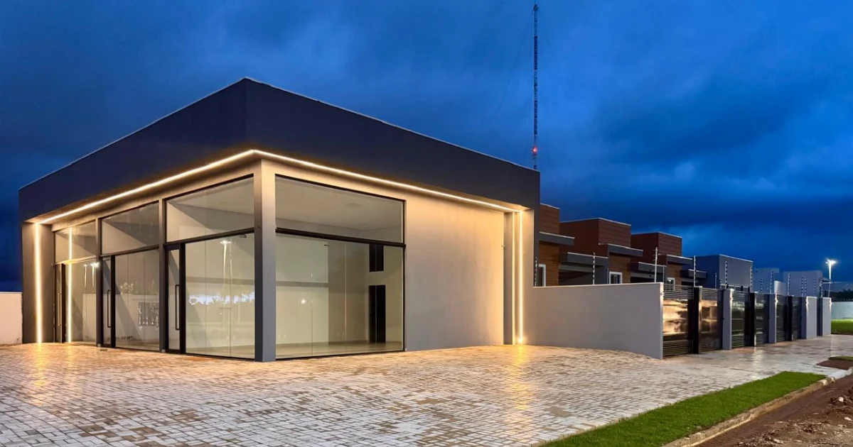 Construção em andamento